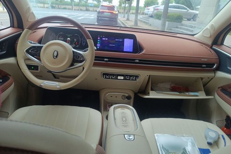 Used ORA Good Cat 2023 401 km Standard Range Luxury Version Lithium Iron Phosphate Center Console