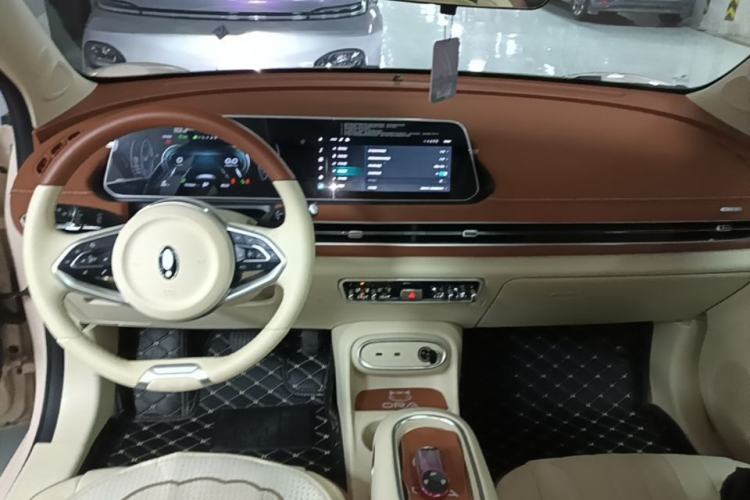 Used ORA Good Cat 2023 401 km Standard Range Luxury Version Lithium Iron Phosphate Center Console