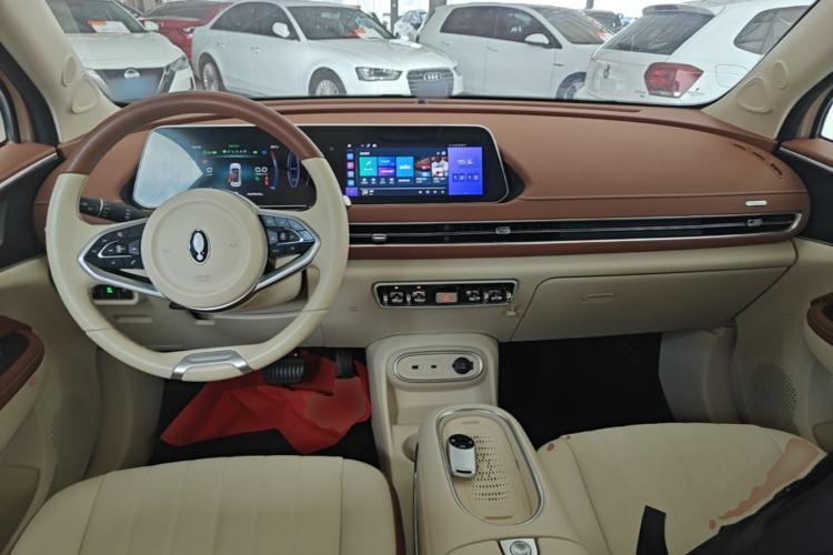 Used ORA Good Cat 2023 401 km Standard Range Luxury Version Lithium Iron Phosphate Center Console