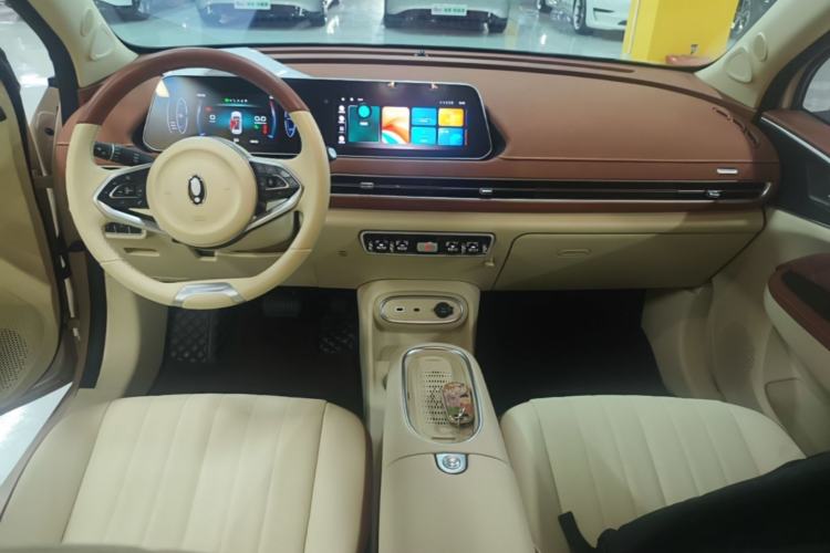 Used ORA Good Cat 2023 401 km Standard Range Luxury Version Lithium Iron Phosphate Center Console