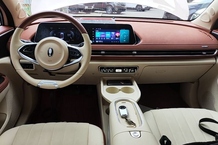 Used ORA Good Cat 2023 401 km Standard Range Luxury Version Lithium Iron Phosphate Center Console