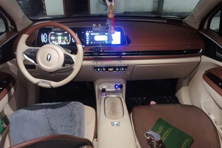 Used ORA Good Cat 2023 401 km Standard Range Luxury Version Lithium Iron Phosphate Center Console