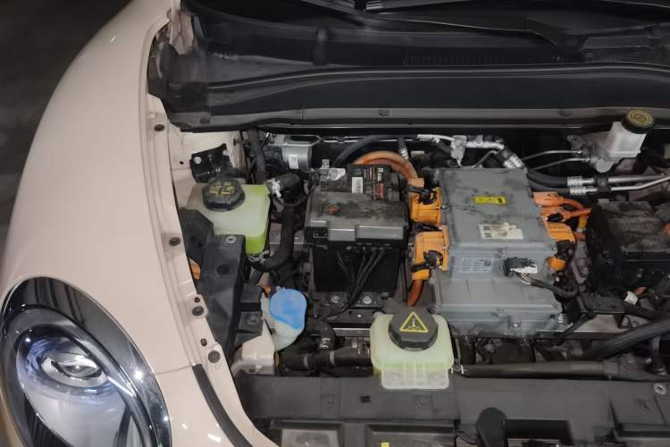 Used ORA Good Cat 2023 401 km Standard Range Luxury Version Lithium Iron Phosphate Engine Bay Right