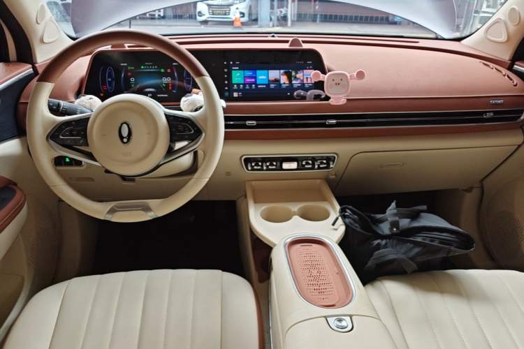 Used ORA Good Cat 2023 401 km Standard Range Luxury Version Lithium Iron Phosphate Center Console