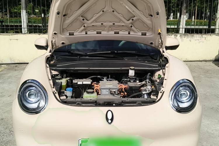 Used ORA Good Cat 2023 401 km Standard Range Luxury Version Lithium Iron Phosphate Engine Bay