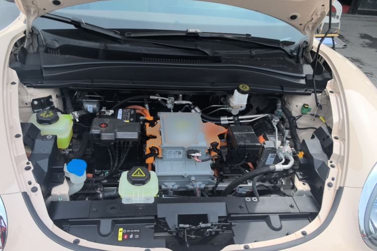 Used ORA Good Cat 2023 401 km Standard Range Luxury Version Lithium Iron Phosphate Engine Bay