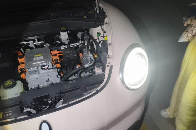 Used ORA Good Cat 2023 401 km Standard Range Luxury Version Lithium Iron Phosphate Engine Bay Left