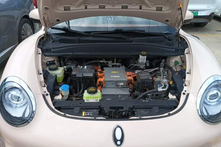 Used ORA Good Cat 2023 401 km Standard Range Comfort Version Lithium Iron Phosphate Engine Bay