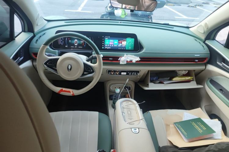 Used ORA Good Cat 2023 401 km Standard Range Luxury Version Lithium Iron Phosphate Center Console