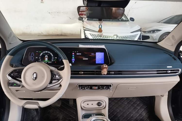 Used ORA Good Cat 2023 401 km Standard Range Luxury Version Lithium Iron Phosphate Center Console