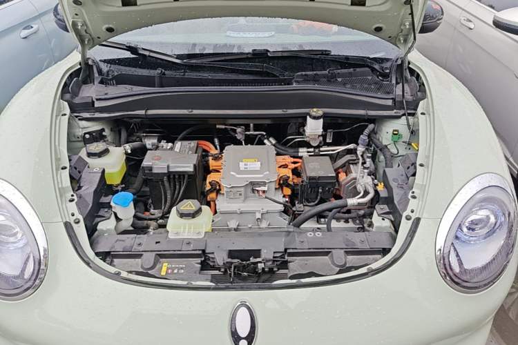 Used ORA Good Cat 2023 401 km Standard Range Luxury Version Lithium Iron Phosphate Engine Bay