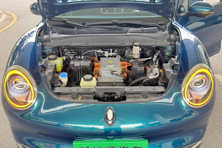 Used ORA Good Cat 2023 401 km Standard Range Luxury Version Lithium Iron Phosphate Engine Bay