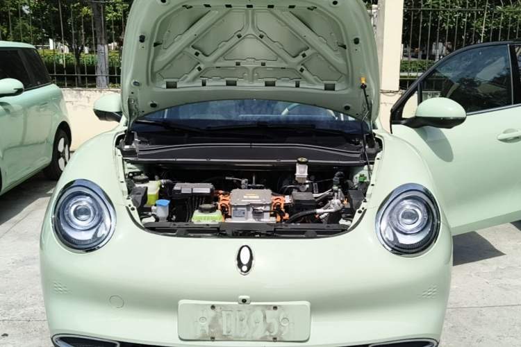 Used ORA Good Cat 2023 401 km Standard Range Prestige Version Lithium Iron Phosphate Engine Bay
