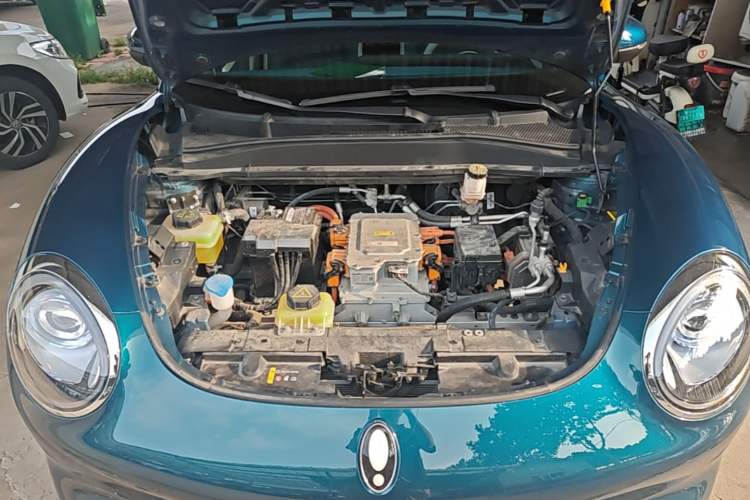Used ORA Good Cat 2023 401 km Standard Range Prestige Version Lithium Iron Phosphate Engine Bay