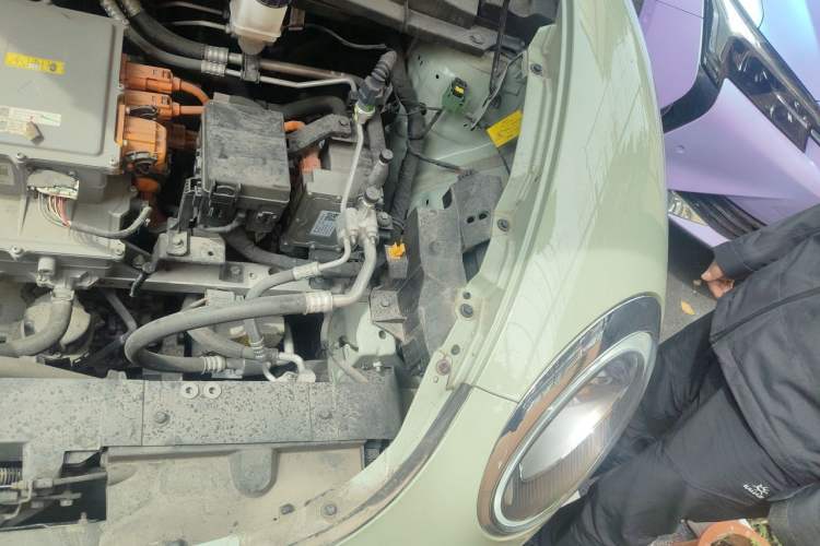Used ORA Good Cat 2023 401 km Standard Range Premium Version Lithium Iron Phosphate Engine Bay Left