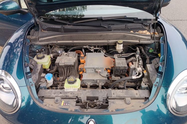 Used ORA Good Cat 2023 501 km Long-Range Luxury Version Lithium Iron Phosphate Engine Bay
