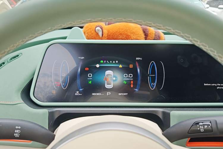 Used ORA Good Cat 2023 401 km Standard Range Luxury Version Lithium Iron Phosphate Instrument Cluster