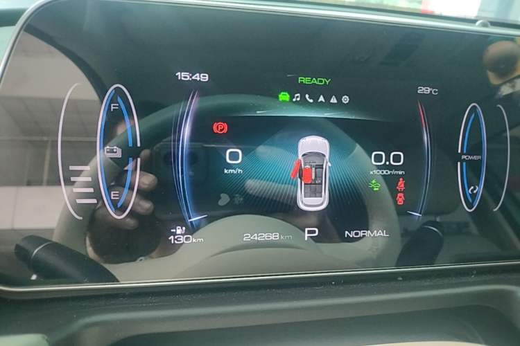 Used ORA Good Cat 2023 401 km Standard Range Prestige Version Lithium Iron Phosphate Instrument Cluster