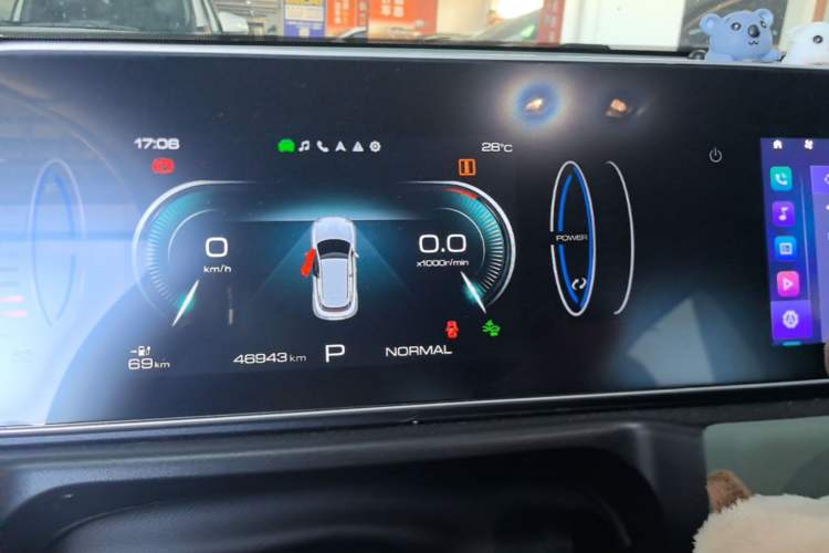 Used ORA Good Cat 2023 401 km Standard Range Prestige Version Lithium Iron Phosphate Instrument Cluster