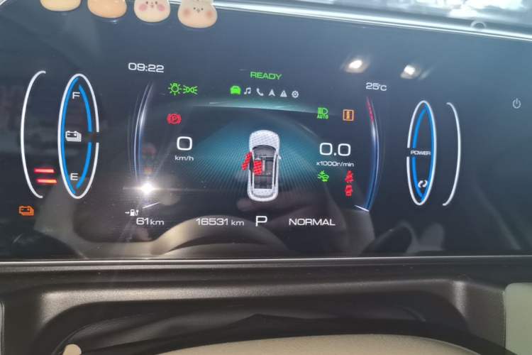 Used ORA Good Cat 2023 401 km Standard Range Luxury Version Lithium Iron Phosphate Instrument Cluster