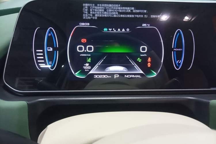 Used ORA Good Cat 2023 401 km Standard Range Luxury Version Lithium Iron Phosphate Instrument Cluster
