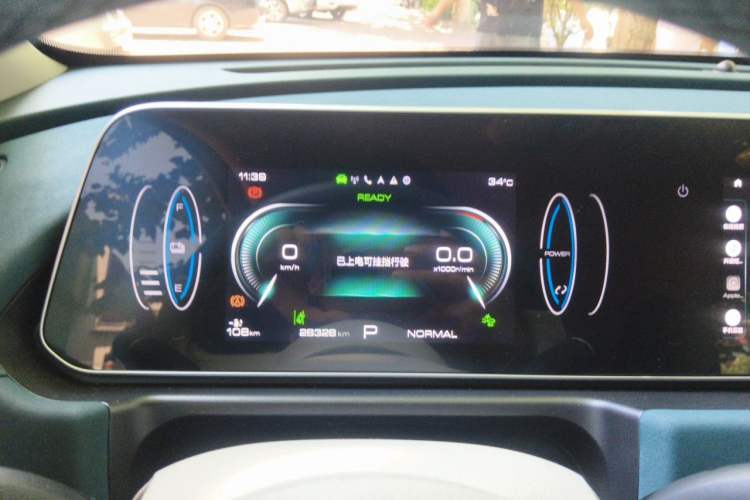 Used ORA Good Cat 2023 401 km Standard Range Luxury Version Lithium Iron Phosphate Instrument Cluster