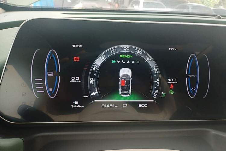 Used ORA Good Cat 2023 401 km Standard Range Premium Version Lithium Iron Phosphate Instrument Cluster