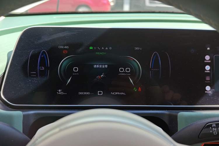 Used ORA Good Cat 2023 401 km Standard Range Luxury Version Lithium Iron Phosphate Instrument Cluster