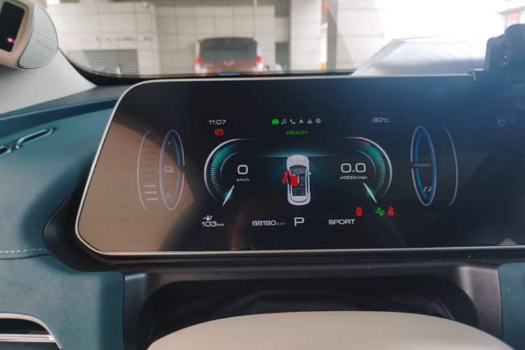 Used ORA Good Cat 2023 401 km Standard Range Prestige Version Lithium Iron Phosphate Instrument Cluster