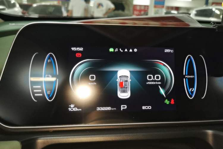 Used ORA Good Cat 2023 401 km Standard Range Luxury Version Lithium Iron Phosphate Instrument Cluster