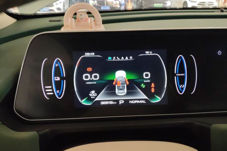 Used ORA Good Cat 2023 401 km Standard Range Luxury Version Lithium Iron Phosphate Instrument Cluster