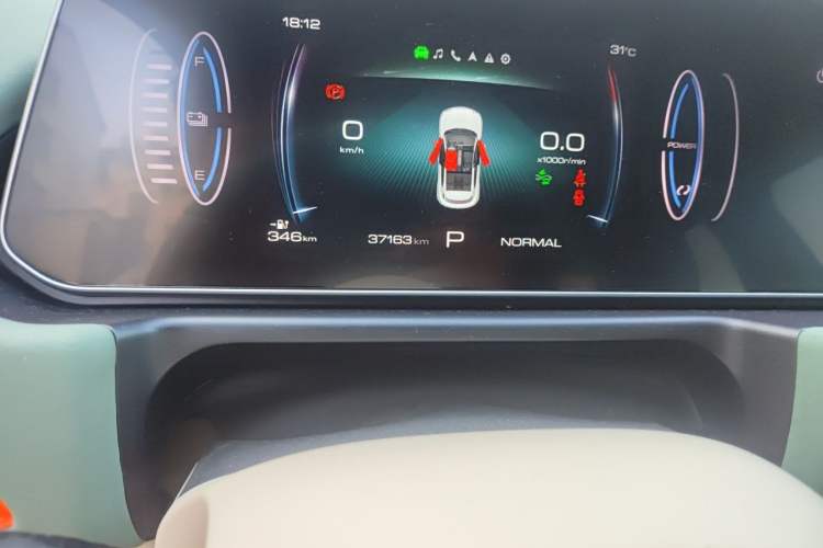 Used ORA Good Cat 2023 401 km Standard Range Luxury Version Lithium Iron Phosphate Odometer Close Up