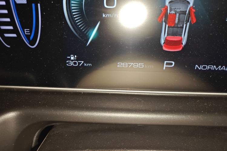 Used ORA Good Cat 2023 401 km Standard Range Premium Version Lithium Iron Phosphate Odometer Close Up