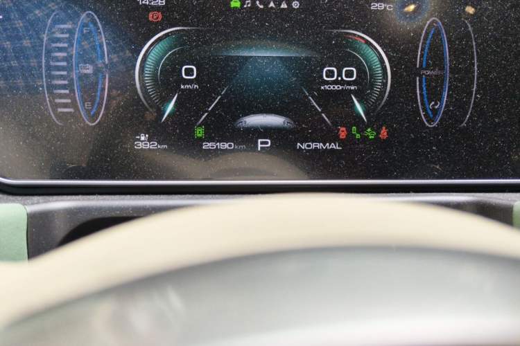 Used ORA Good Cat 2023 401 km Standard Range Luxury Version Lithium Iron Phosphate Odometer Close Up