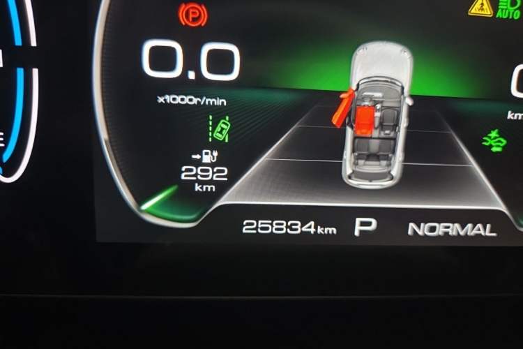 Used ORA Good Cat 2023 401 km Standard Range Luxury Version Lithium Iron Phosphate Odometer Close Up