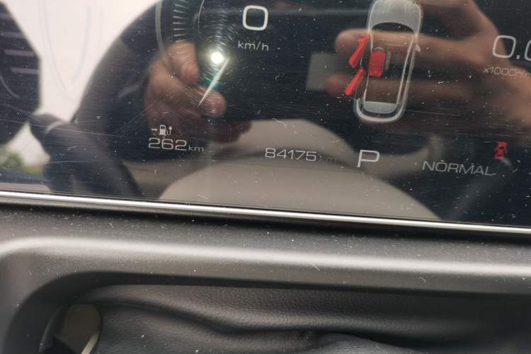 Used ORA Good Cat 2023 401 km Standard Range Premium Version Lithium Iron Phosphate Odometer Close Up