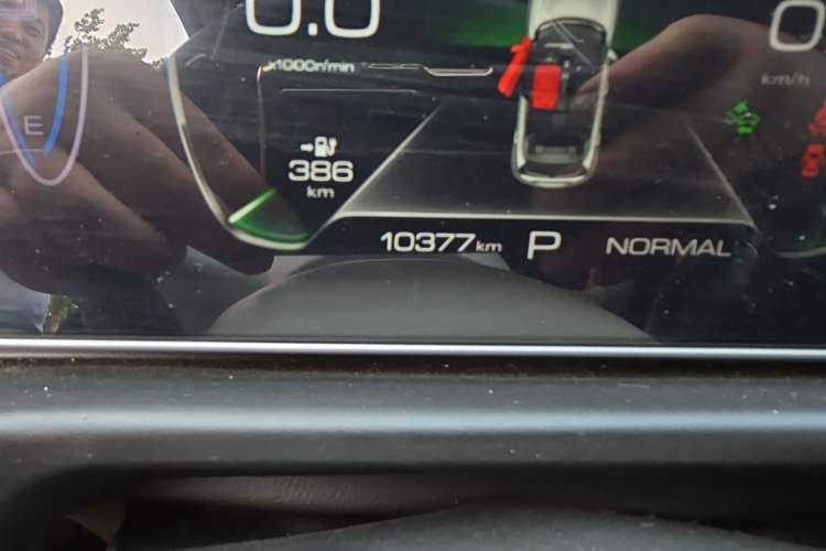 Used ORA Good Cat 2023 401 km Standard Range Prestige Version Lithium Iron Phosphate Odometer Close Up