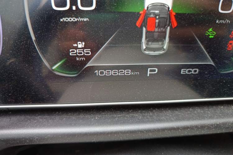 Used ORA Good Cat 2023 501 km Long-Range Luxury Version Lithium Iron Phosphate Odometer Close Up