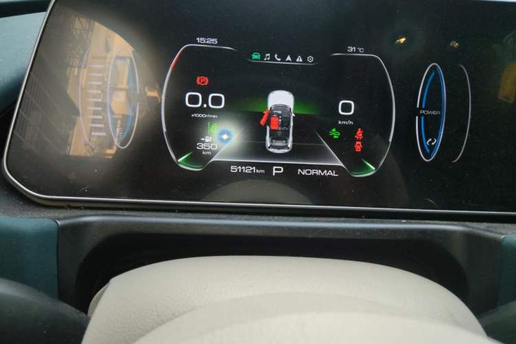Used ORA Good Cat 2023 401 km Standard Range Luxury Version Lithium Iron Phosphate Odometer Close Up