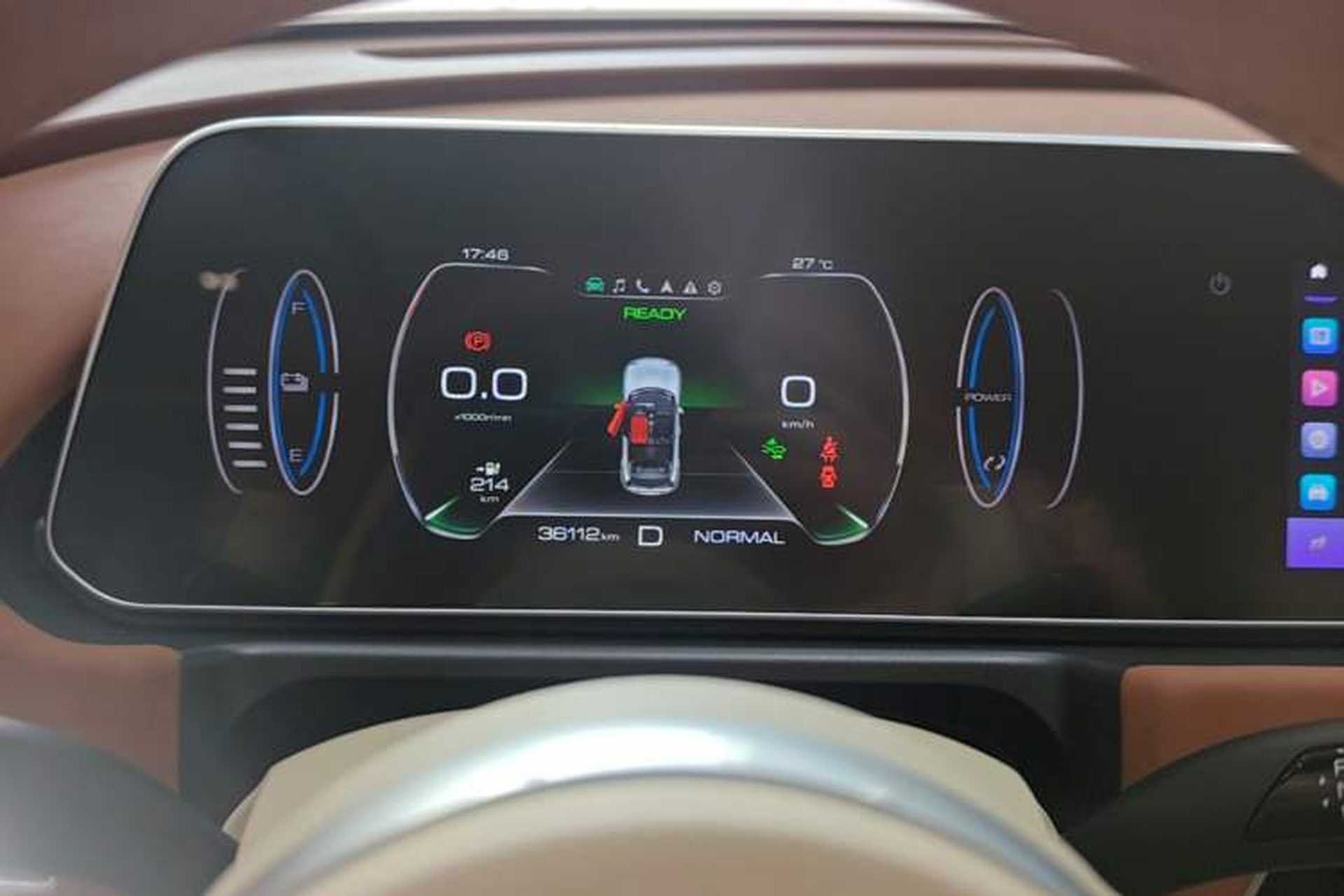 Used ORA Good Cat 2023 401 km Standard Range Luxury Version Lithium Iron Phosphate Instrument Cluster