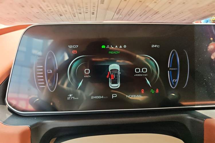 Used ORA Good Cat 2023 401 km Standard Range Prestige Version Lithium Iron Phosphate Instrument Cluster