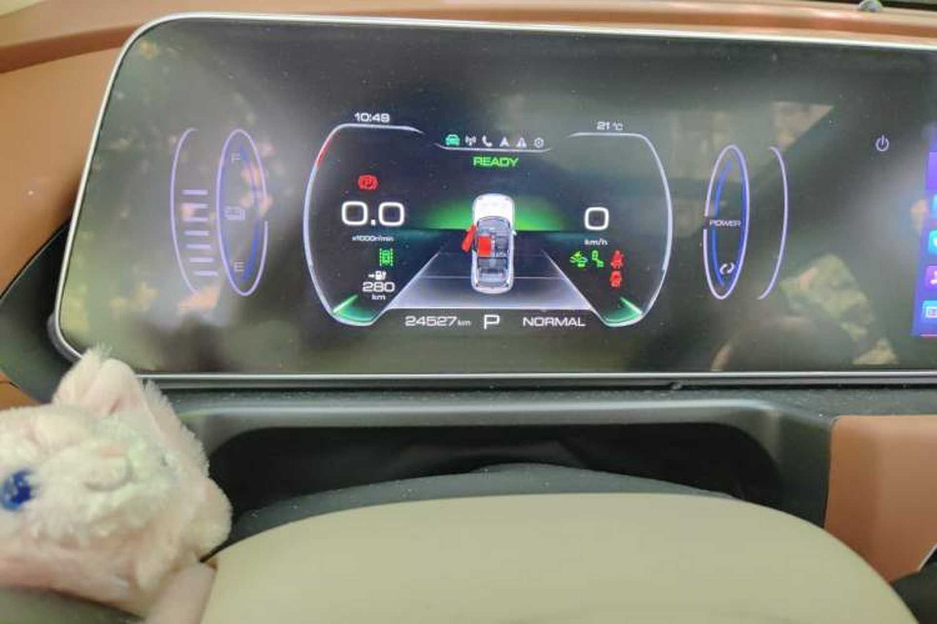 Used ORA Good Cat 2023 401 km Standard Range Prestige Version Lithium Iron Phosphate Instrument Cluster