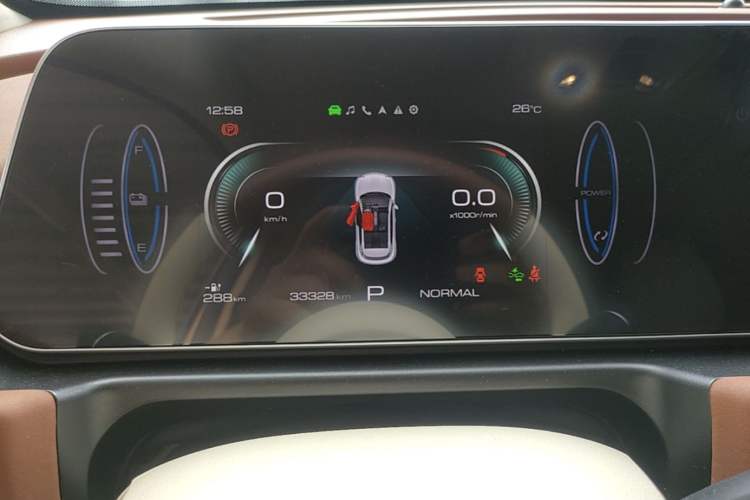 Used ORA Good Cat 2023 401 km Standard Range Premium Version Lithium Iron Phosphate Instrument Cluster
