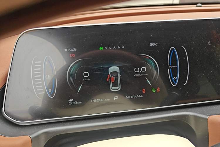 Used ORA Good Cat 2023 401 km Standard Range Premium Version Lithium Iron Phosphate Instrument Cluster