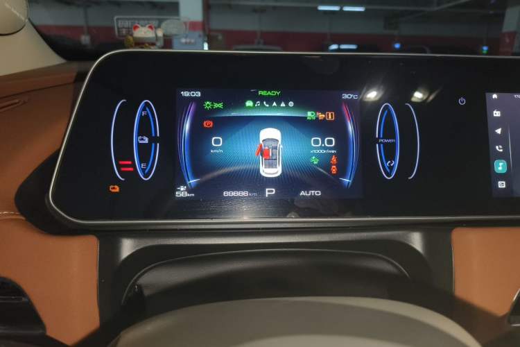 Used ORA Good Cat 2023 401 km Standard Range Prestige Version Lithium Iron Phosphate Instrument Cluster