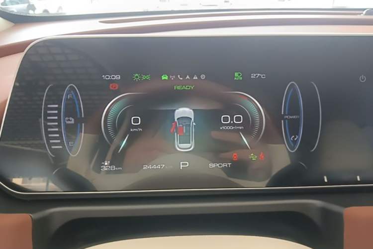 Used ORA Good Cat 2023 401 km Standard Range Luxury Version Lithium Iron Phosphate Instrument Cluster