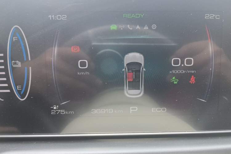 Used ORA Good Cat 2023 401 km Standard Range Luxury Version Lithium Iron Phosphate Instrument Cluster