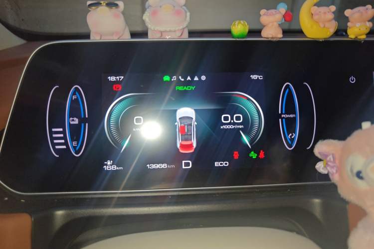 Used ORA Good Cat 2023 401 km Standard Range Prestige Version Lithium Iron Phosphate Instrument Cluster