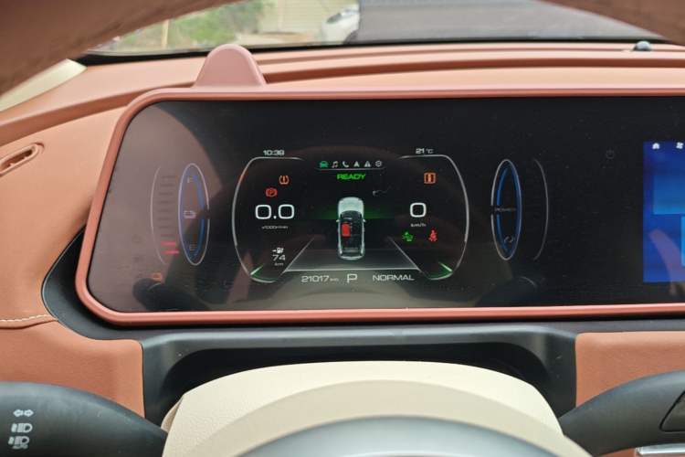 Used ORA Good Cat 2023 401 km Standard Range Luxury Version Lithium Iron Phosphate Instrument Cluster