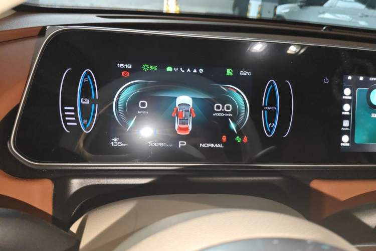 Used ORA Good Cat 2023 401 km Standard Range Luxury Version Lithium Iron Phosphate Instrument Cluster